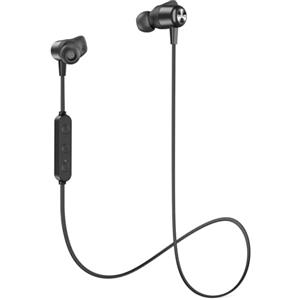 UXD Cuffie Bluetooth, Auricolari Bluetooth Senza Fili, Cuffiette con CVC 8.0 Microfono Incorporato, 20 Ore di Tempo di Utilizzo, IPX7 Impermeabili, Cuffie Sport, per Corsa, Fitness (Nero) (Nero)