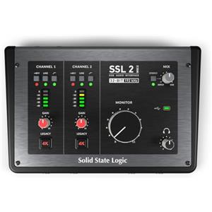 Solid State Logic SSL2 MKII - Interfaccia audio USB-C con 2 ingressi e 2 uscite, 24 canali e processore di segnale digitale