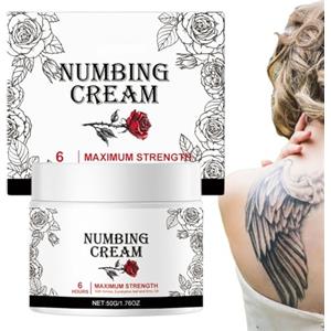 Generico Crema Anestetizzante Profonda,Crema Per Il Corpo 50g - Idratante Calmante per Rossore Quotidiano Mani Spalle Schiena Uomo Donna Indoor e Outdoor