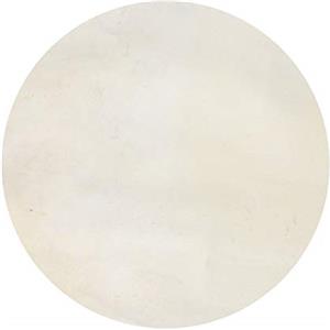 Bqlzr, tamburo in pelle di capra, rotondo, diametro 35 cm, per tamburi bongo/shaman, tamburello africano da 25,4 cm, beige