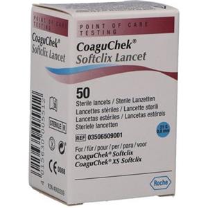 ROCHE DIAGNOSTICS SpA Lancette Pungidito Coaguchek Softclix XL - 50 Pezzi per Prelievo di Sangue Capillare