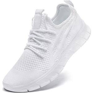 VGPSFN Sneakers Uomo Scarpe Running Corsa Ginnastica Camminata Casual Jogging Trekking Tennis Outdoor Fitness Sportive Palestra Scarpe da Lavoro Comode Leggere Traspiranti Nero 45