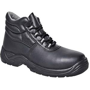 Portwest FC21 S1 Stivali antinfortunistici, Unisex - Adulto, SRC, Nero (Nero Bkgr), 37 EU (4 UK)