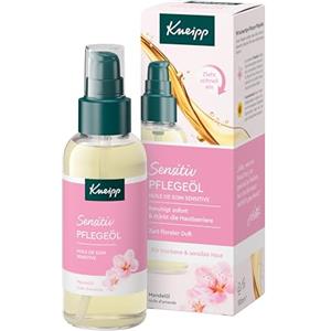 Kneipp Olio per la cura Sensitiv - Olio per la pelle secca e sensibile - Olio per il corpo con olio di mandorle di alta qualità - 100 ml