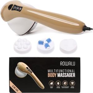 ROWALU | Massaggiatore Anticellulite Professionale Elettrico per Cellulite Radicata e Ostinata | Massaggio Muscolare Cervicale e Drenante Gambe | Massaggiatore Cellulite Pancia, Braccia e Fianchi