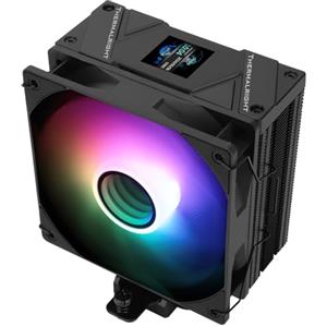 TR Assassin Spirit 120 Vision ARGB Nero CPU Dispositivo di raffreddamento ad aria, PC Display Screen Cooler di 1,54 pollici, 240 * 240 Potenza risolutiva, per LGA1851/1700, AM4/AM5