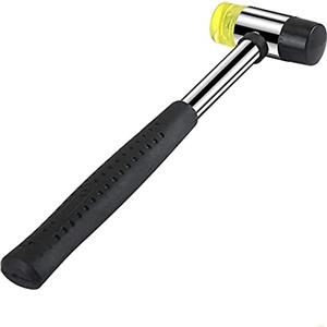 Kippen 1157B1 - Martello Tubolare con Parti Intercambiabili in Resina e Gomma Diametro 40 mm.