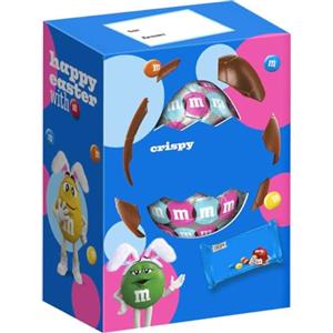Generico Uovo di Pasqua Crispy 156g - Uovo di Cioccolato al Latte con Bustina di Crispy Confetti con Riso Croccante - Idea Regalo Pasqua per Bambini e Adulti