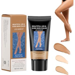 BROEYOUE Trucco per le gambe, impermeabile, copertura del corpo perfetta per gambe, copertura per tatuaggi, copertura per tatuaggi per cicatrici di gambe e corpo, facile da applicare, correttore completo (#3