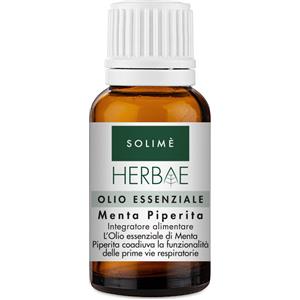 SOLIMÈ HERBAE Olio Essenziale di Menta Piperita 10 ml - Integratore Alimentare per le Vie Respiratorie