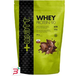 Watt Whey Protein 90 - Proteine Isolate del Siero del Latte al 90% - 750 g Doypack - Gusto Cacao