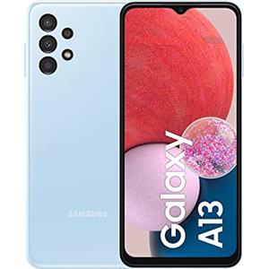 Samsung Galaxy A13 Smartphone Android, Display Infinity-V da 6.6 pollici¹, Android 12, 4GB RAM e 128 GB di Memoria interna espandibile², Batteria 5.000 mAh³, Light Blue [Versione italiana]