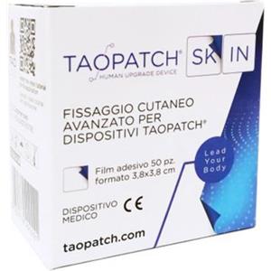 TAO TECHNOLOGIES Film Adesivo Trasparente Taopatch Skin Anallergico per Fissaggio Dispositivo 3,8x3,8 cm - 50 Pezzi