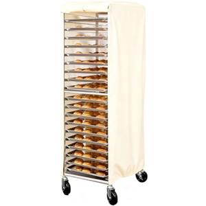 ZYWUOY Copertura per panetteria, 58,4 x 71,1 x 162,6 cm, impermeabile, antipolvere, protezione per carrello da cucina commerciale (metri bianco)