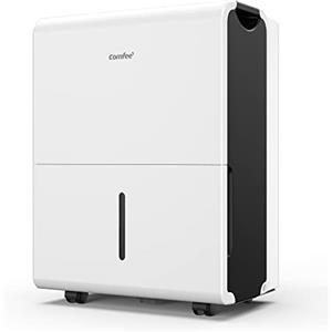 COMFEE' Deumidificatore 30L/giorno,Deumidificatore casa muffa adatto fino a 80㎡/180m³,Tanica da 3L,Ruote Piroettanti,Modalità Asciugatuta,Ridotta Rumorosità,MDDP-30DEN7