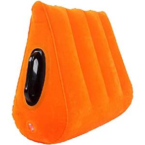 AZIDWERYQ Cuscino gonfiabile Cuscino triangolare di ingresso ausiliario con bracciolo Posizionamento del materasso pieghevole portatile per esterno per del divano letto