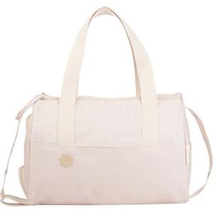 Badabulle Borsa Fasciatoio Pocketstyle, Grande Capacità 23L, Tante tasche, Tanti Accessori, Crema