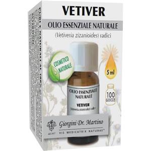 Dr. Giorgini Olio Essenziale di Vetiver Naturale 5 ml - Sostiene il Benessere dell'Organismo