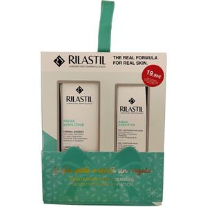 Rilastil Cofanetto Natale con Aqua Gel, Siero e Crema Antirughe Daily Care Olio e Essence