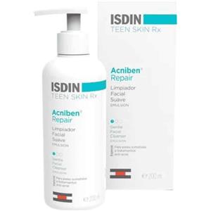 Isdin Acniben Repair Detergente Delicato 180 ml - Trattamento Anti Acne per Pelle Fragile