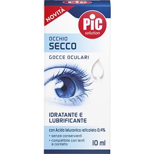 PIC Gocce Oculari per Occhio Secco - 10 ml, con Acido Ialuronico e Urea