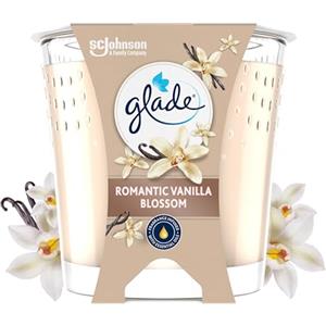 Glade Candela profumata, fragranza Romantic Vaniglia Blossom, Infusa con oli essenziali, Vegana, 30 ore, 1 candela