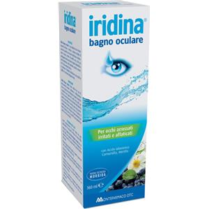 MONTEFARMACO OTC Iridina Bagno Oculare 360 ml - Sollievo per arrossamento e irritazione oculare