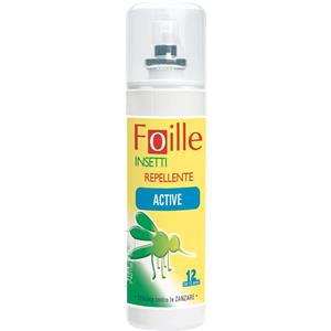 Foille Insetti Repellente Active Spray 100 ml - Protezione Efficace contro Zanzare, Zecche e Flebotomi