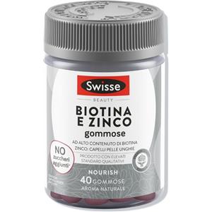 swisse | Swisse Swisse Biotina e Zinco Integratore Capelli Pelle Unghie Gommose 108 g Caramelle
