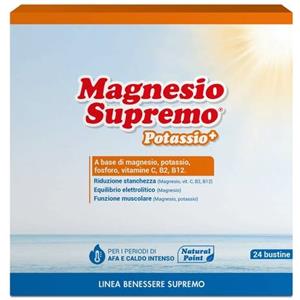 NATURAL POINT Srl MAGNESIO SUPREMO POTASSIO+24BU SCAD. 11/26