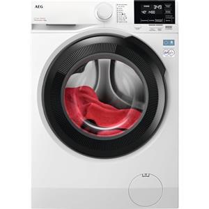 AEG Lavatrice LR7FG84B4 Serie 7000 ProSteam - Carica Frontale, 8 kg, Classe A, 1400 giri, Tecnologia PreciseWash, MixLoad 69min, Programma Hygiene, Display LCD Touch, Bianco