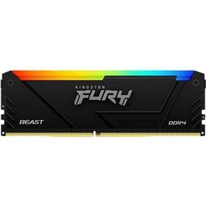 Kingston FURY Beast RGB 8GB 3200MT/s DDR4 CL16 DIMM Memorie per Desktop KF432C16BB2A/8