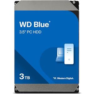 Western Digital WD WD30EZRZ Blu Hard Disk Desktop da 3 TB, 5400 RPM, SATA 6 GB/s, 64 MB Cache, 3.5