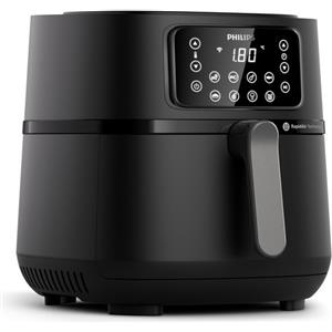 Philips Ped Philips Serie 5000 Airfryer 7.2L, Friggitrice ad aria 16-in-1, App per ricette , accessorio teglia HD9285/93