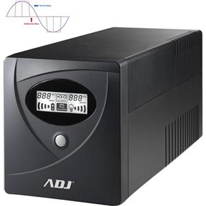 ADJ Gruppo di Continuità UPS 1 KVA con 4 Prese IEC e RJ11/45, Display LCD CBS
