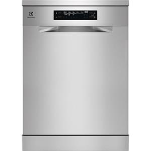 Electrolux ESS68400SX Lavastoviglie Libera Installazione, 14 Coperti, Serie 600 SatelliteClean, Cassetto Posate MaxiFlex, AirDry, ExtraHygiene, SoftSpikes, 850x598x622 mm, Classe C, Acciaio Inox