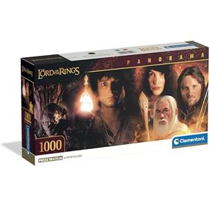 Clementoni - Puzzle 1000 Pezzi per Adulti e Ragazzi, Special Series, Tema Signore degli Anelli, con Poster Incluso, Compact Box, Idea Regalo Uomo e Donna, Made in Italy, 98x33 cm, 39052