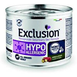 Exclusion Diet Hypoallergenic - Cibo per Cani con Cavallo e Patate, 200 g