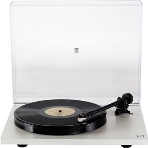 Rega Planar 1 bianco opaco - Giradischi vinile, Manuale, MM, Trasmissione a cinghia, 33 giri, 45 giri, Celle incluse