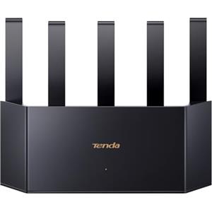 Tenda RX2L Pro AX1500Mbps Router WiFi 6 Dual-Band, 1201Mbps/ 5GHz e 300Mbps/2,4GHz, 5 Antenne Ad Alto Guadagno, 4 Porte Gigabit, Parental Control, Tecnologia WiFi+, WPA3, Dissipazione del Calore