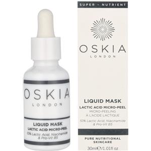 OSKIA Liquid Mask 30ml - Peeling Notturno con 10% di Acido Lattico, Supernutrienti e Antiossidanti per una Pelle Illuminata
