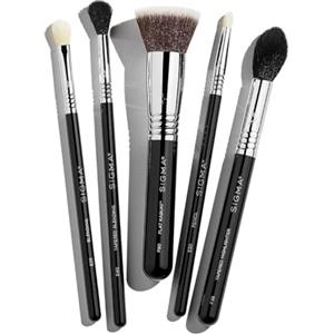 Sigma Beauty Set di Pennelli per Trucco Most-wanted, 5 pz - Alta Qualità per Applicazione Professionale