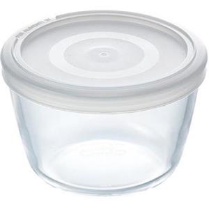 Pyrex Cook & Freeze Contenitore Tondo in Vetro Borosilicato Ø 16 cm, 1,6 Litri, Resistente a Temperature Estreme