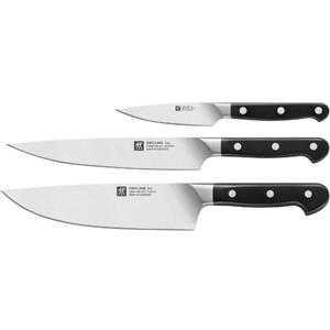 ZWILLING Pro Set di Coltelli - 3 Pezzi: Spelucchino, Coltello da Carne e Coltello da Cuoco