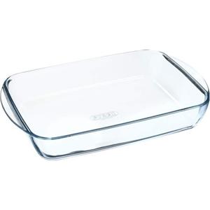 Pyrex Piatto rettangolare, vetro resistente al calore, 40 x 27 cm / 3,7 L, 