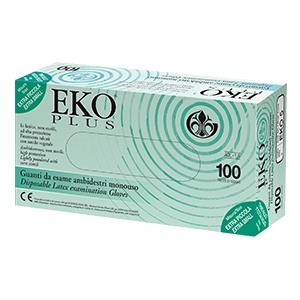 Gardening Eko Plus Guanti in Lattice Monouso Talcati - 100 Pezzi, Taglia M