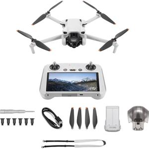DJI Mini 3 (con DJI RC) Bundle- Mini Drone con Fotocamera Leggero e Pieghevole con Video in 4K HDR, Autonomia di 38 Minuti, C0 (Cintura di controllo remoto)