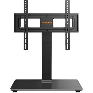 Perlegear Supporto TV da Tavolo per Televisore da 32-70 Pollici, Regolabile in Altezza con Inclinazione, Fino a 40 kg, VESA 400x400 mm, PGTVS26