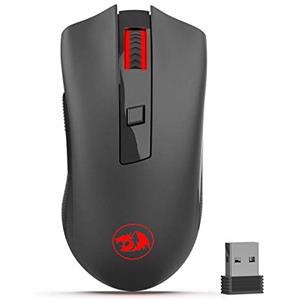 Redragon Mouse ottico wireless M652 da 2,4 G con ricevitore USB, mouse portatile per gaming e ufficio, 5 livelli DPI regolabili, 6 pulsanti per desktop, MacBook, notebook, PC, laptop, computer
