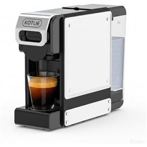 KOTLIE Macchina da caffè a capsule, macchina da caffè a capsule 4 in 1 per Nes Original/D*G/A MODO MIO e caffè macinato, quantità d'acqua regolabile su 7 livelli
